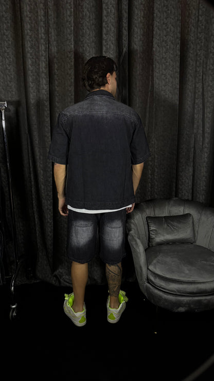 NOIR DENIM CORDSET