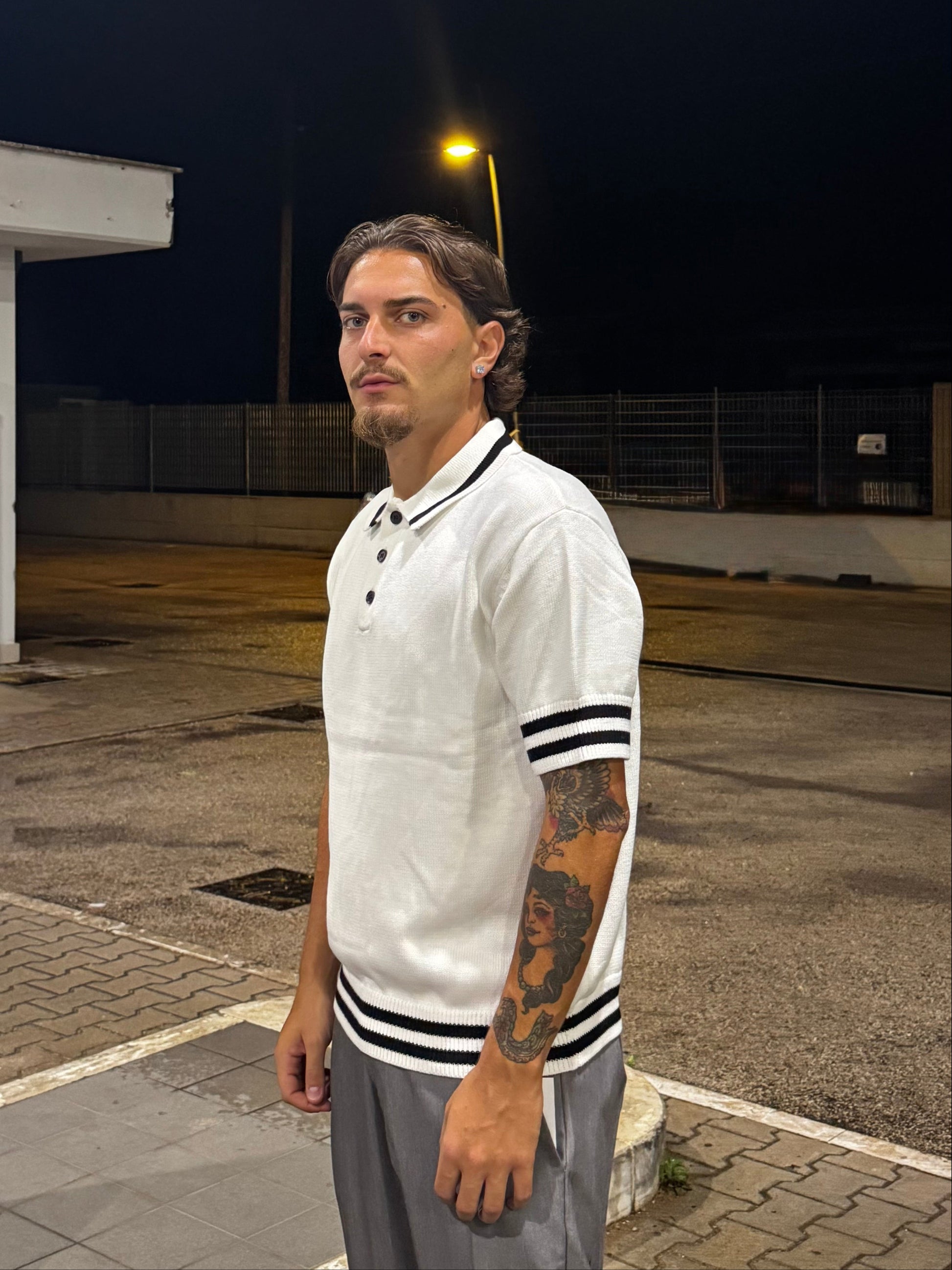 POLO BOTTON WHITE
