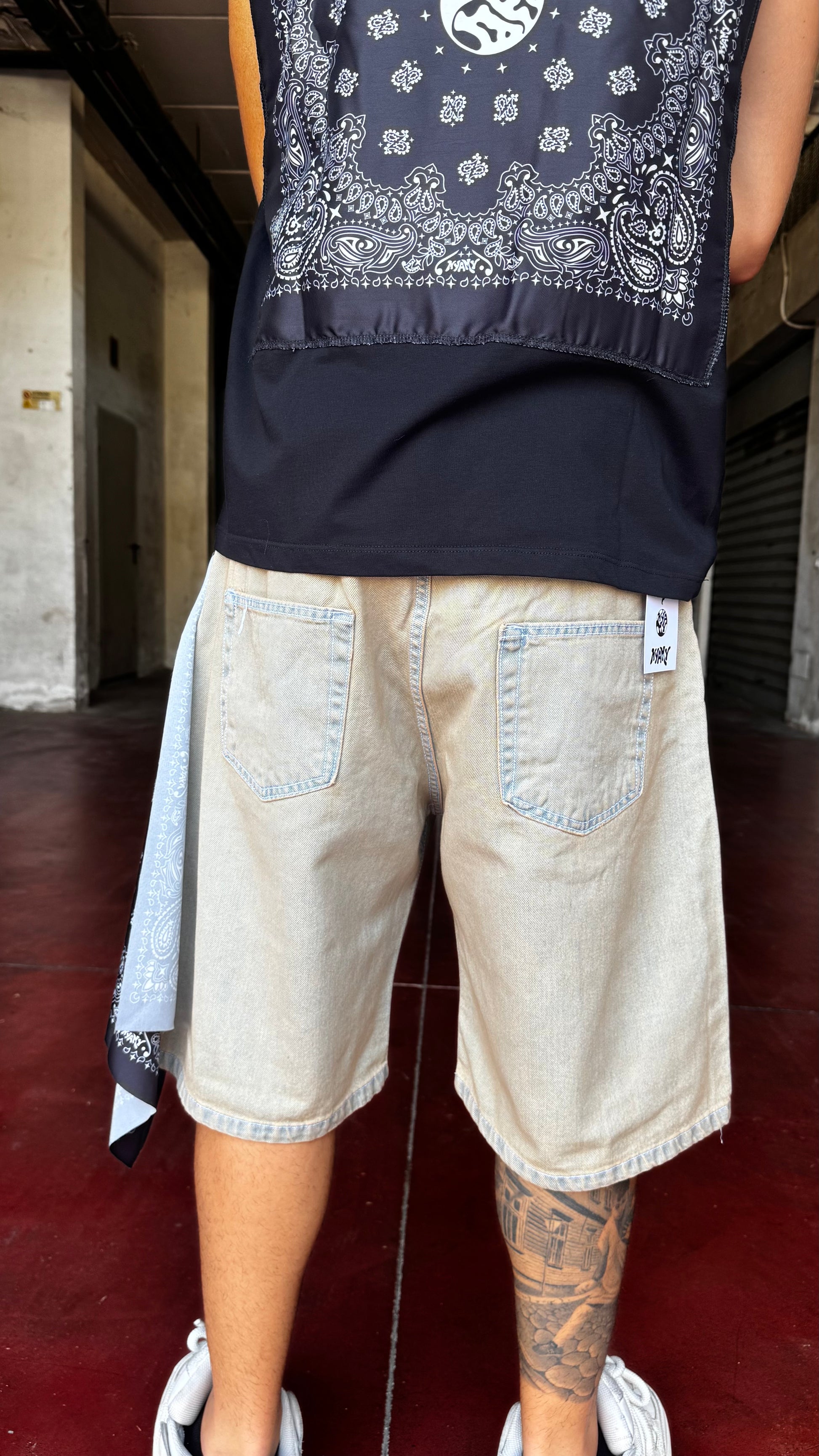 SHORTS BANDANA SABBIATO