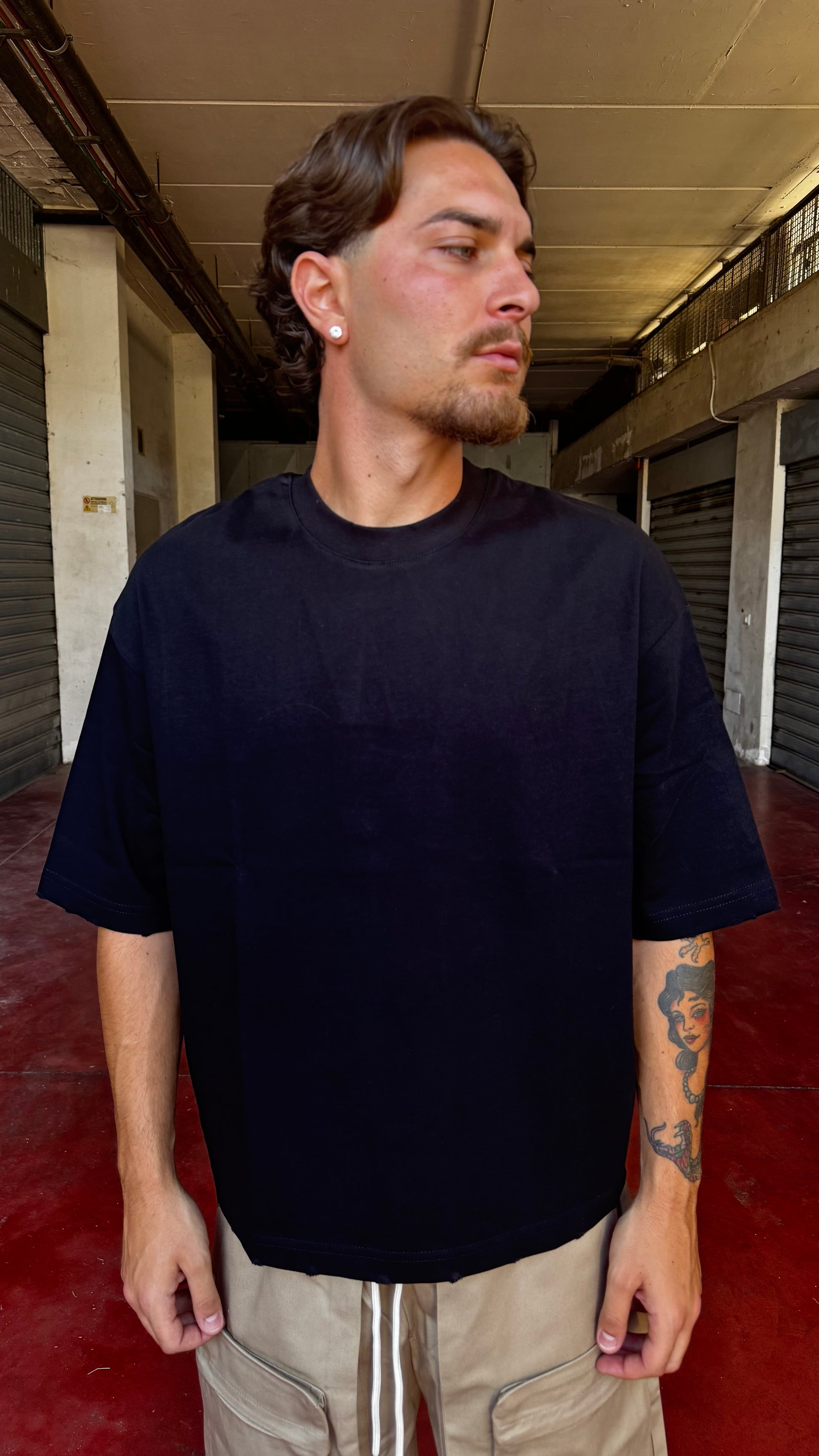 T-SHIRT CROP BLACK