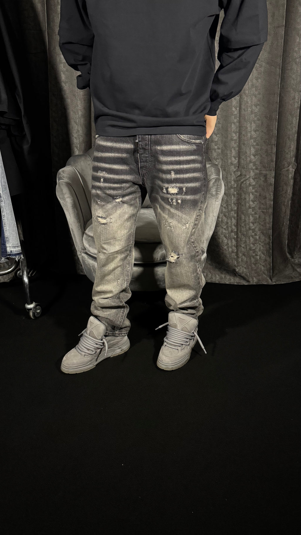 JEANS PANAMA BLACK