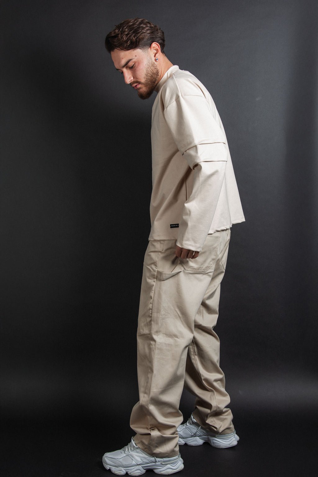 TRIPLE T-SHIRT BEIGE