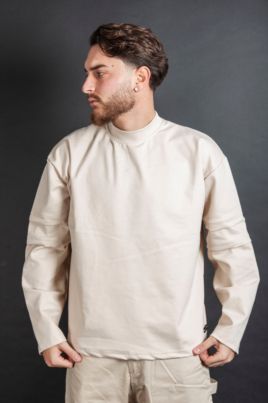 TRIPLE T-SHIRT BEIGE