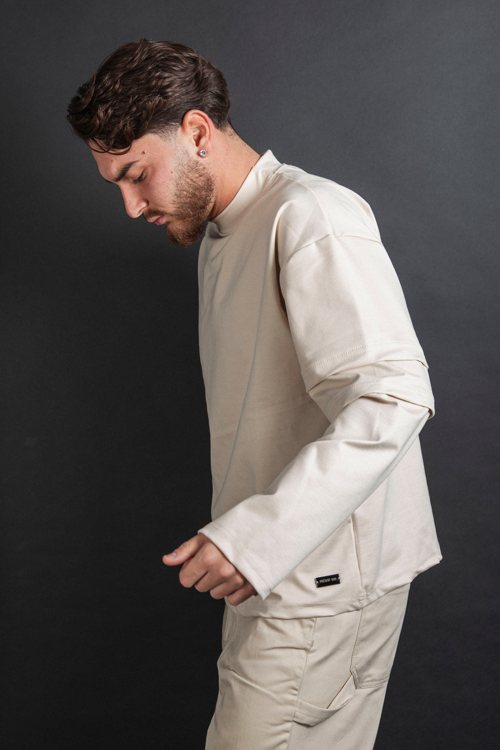 TRIPLE T-SHIRT BEIGE