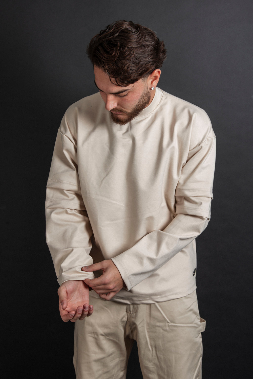 TRIPLE T-SHIRT BEIGE