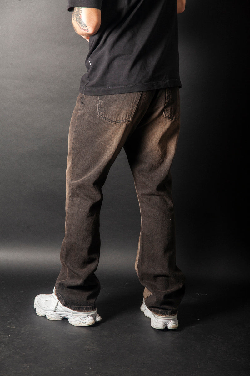 JEANS FLARE BROWN SLAVATO