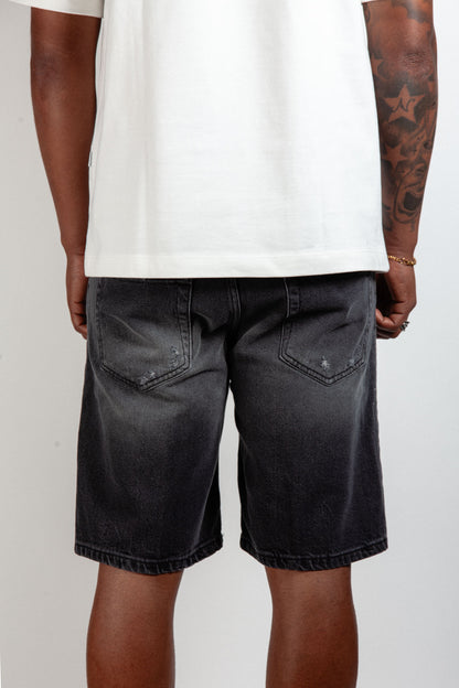 SHORTS DENIM BLACK