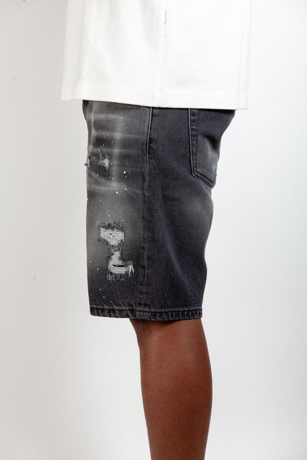 SHORTS DENIM BLACK