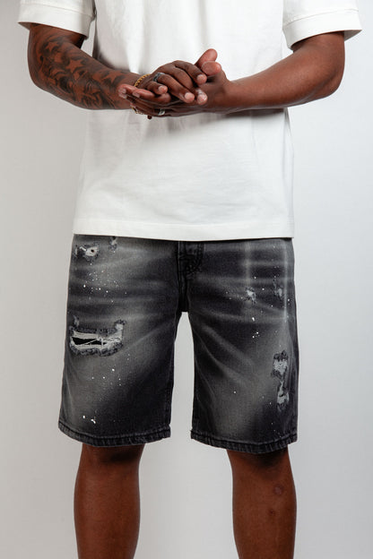 SHORTS DENIM BLACK