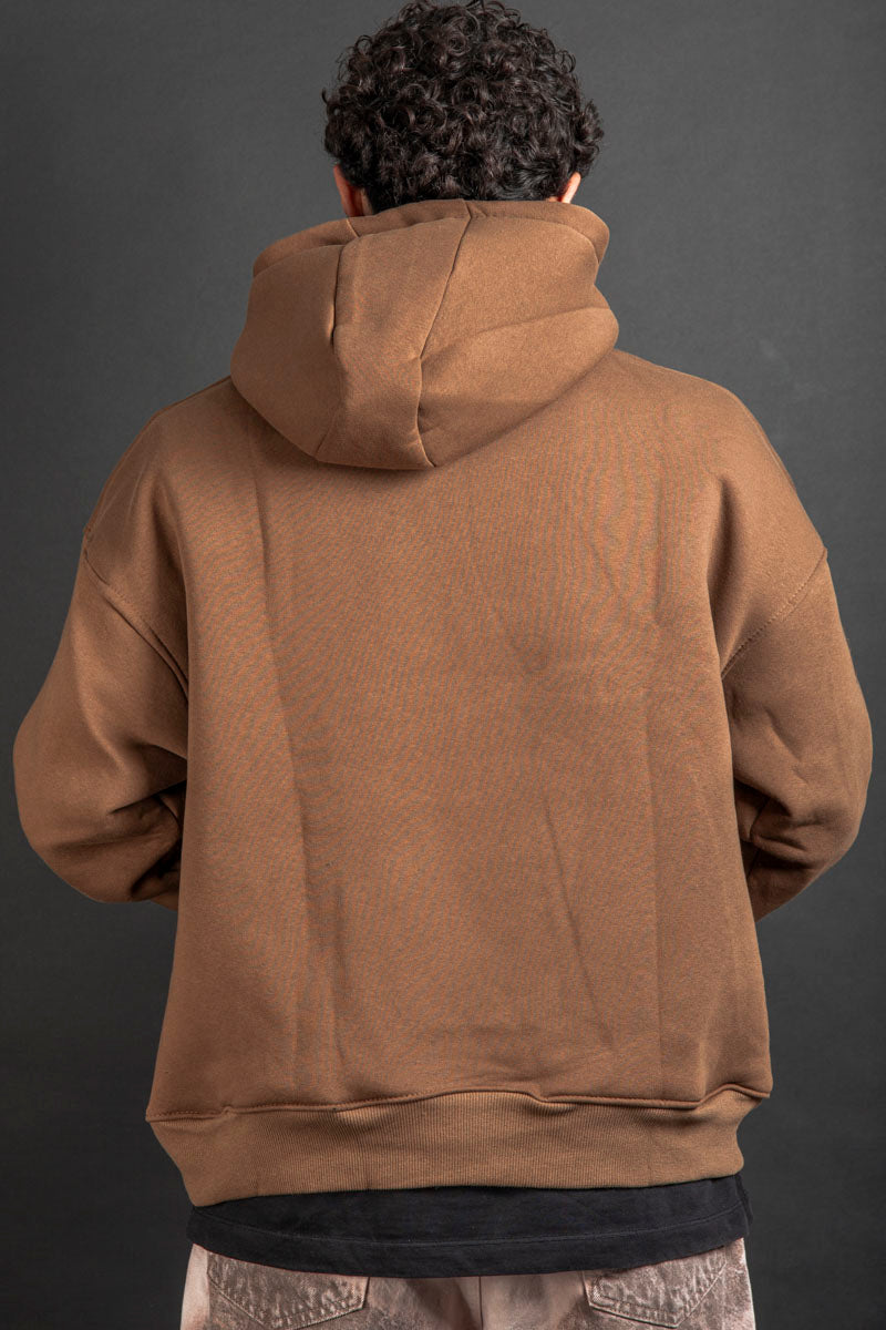 FELPA CROP BROWN