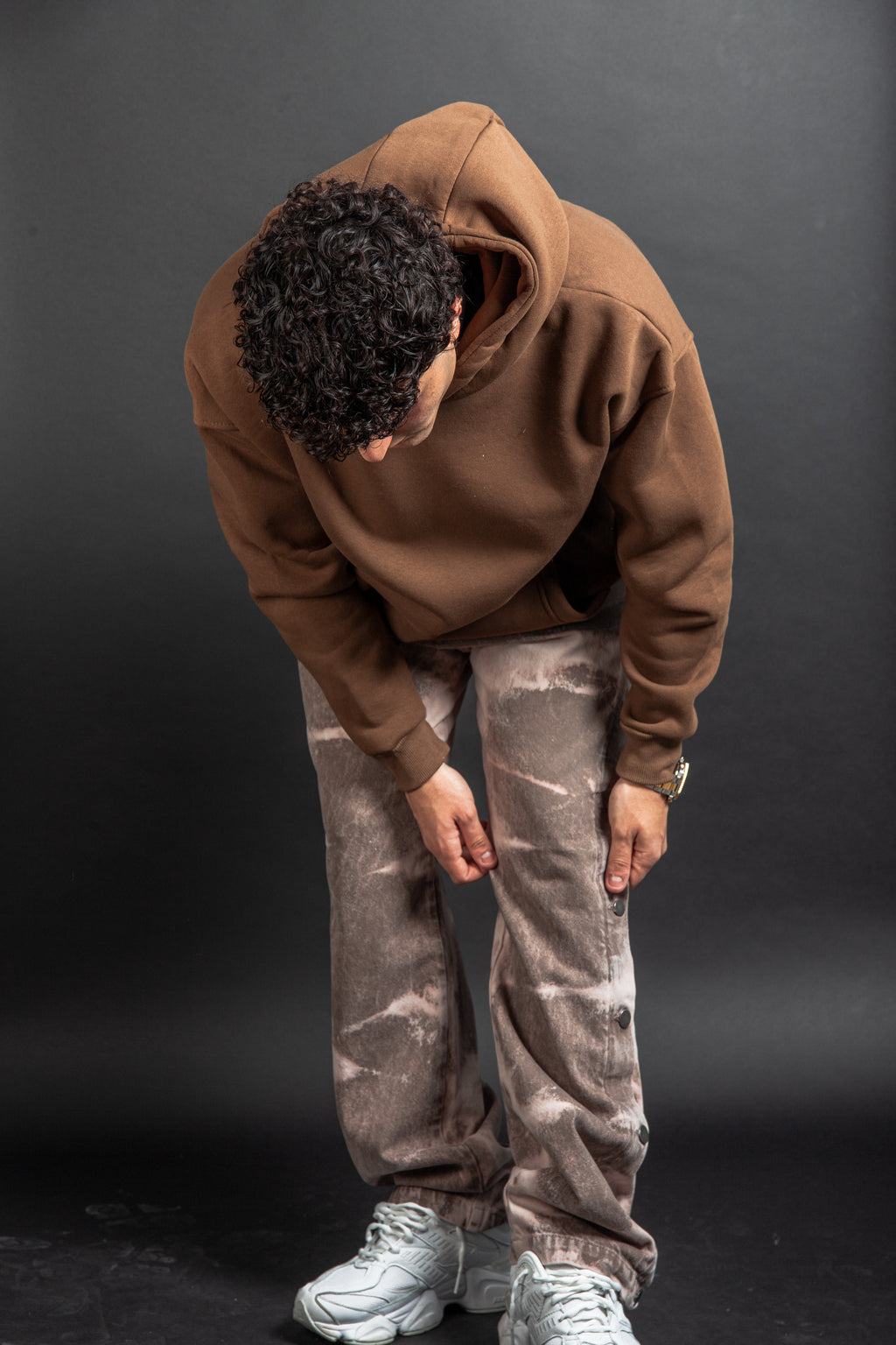 FELPA CROP BROWN